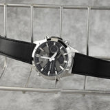 Casio Edifice Black Leather Strap Men Watch EFV-C120L-8ADF-P