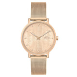 LACOSTE CROCORIGIN 2001287 CARNATION GOLD SLIM MESH STEEL