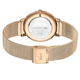 LACOSTE CROCORIGIN 2001287 CARNATION GOLD SLIM MESH STEEL