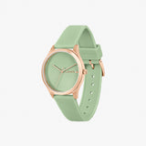 LACOSTE 2001354 FALDA GREEN PATTERNED SILICONE WATCH