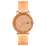 LACOSTE 12.12 2001361 PEACH ORANGE SILICONE WATCH