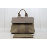 Hermes 25102004 Valparaiso Canvas Milk Tea Brown with Pouch PM (Good Condition)