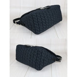 Fendi X25101502 Zucca Mamma Baguette Velvet Horsehair Shoulder Bag (Very Good Condition)