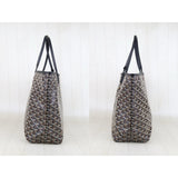 Goyard S25092809 Saint-Louis PM Tote Bag Black (Very Good Condition)
