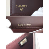 Chanel X25092701 Full Set CHANEL Caviar Skin Black Long Wallet Made In 2014- 2015 (Excellent Condition)