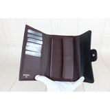 Chanel X25092701 Full Set CHANEL Caviar Skin Black Long Wallet Made In 2014- 2015 (Excellent Condition)