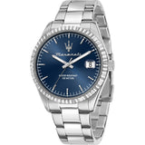 Maserati Competizione Blue Dial Quartz Stainless Steel R8853100029