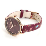 CATH KIDSTON SOMERSET DITSY PALM STRAP ALLOY CKL089R WOMEN'S WATCH - H2 Hub Watches