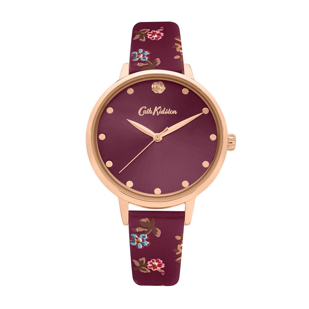CATH KIDSTON SOMERSET DITSY PALM STRAP ALLOY CKL089R WOMEN'S WATCH - H2 Hub Watches