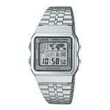 CASIO GENERAL A500WA-7DF DIGITAL QUARTZ SILVER STAINLESS STEEL UNISEX'S WATCH - H2 Hub Watches