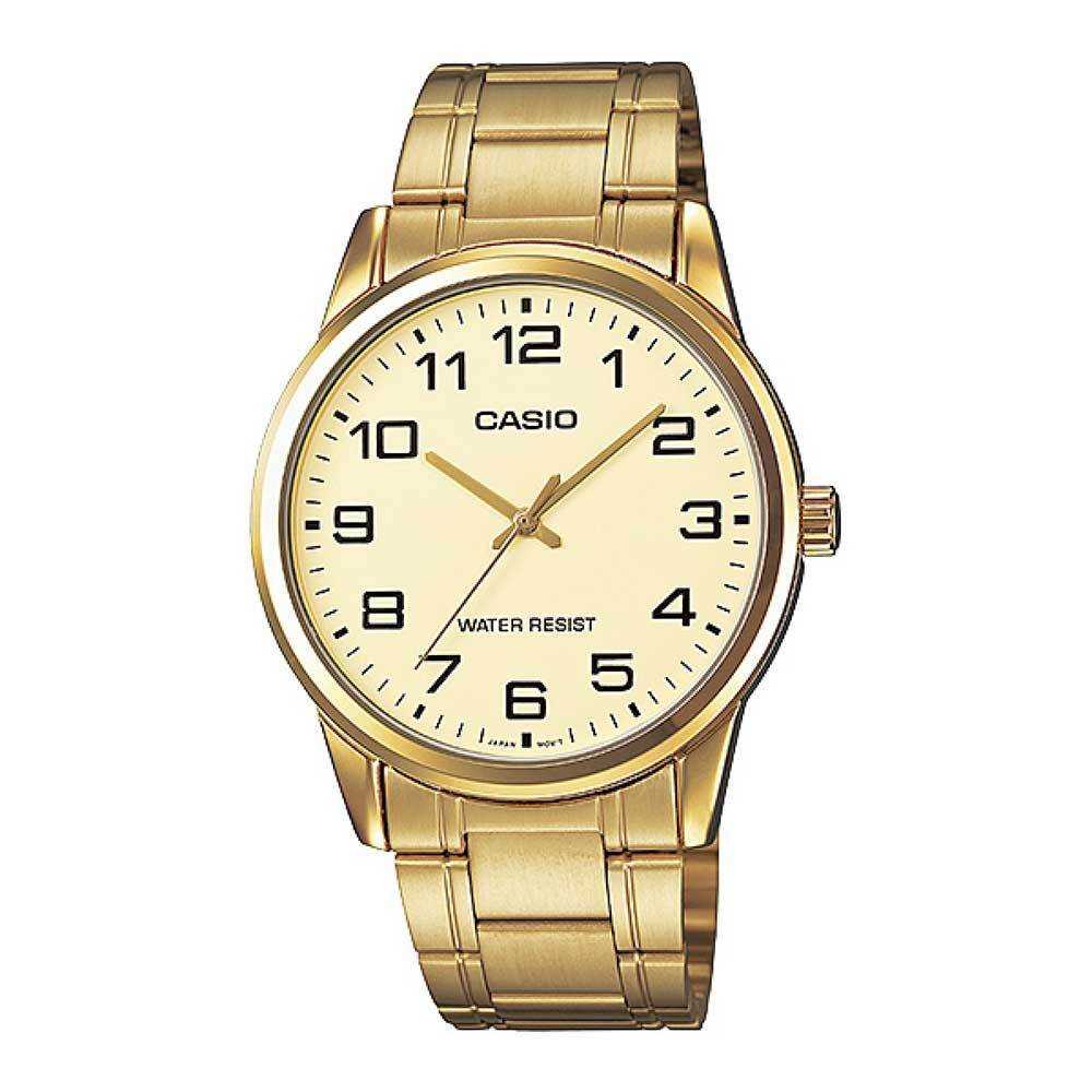 CASIO GENERAL MTP-V001G-9BUDF QUARTZ GOLD STAINLESS STEEL MEN'S WATCH - H2 Hub Watches