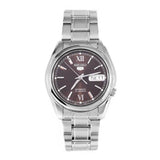 SEIKO 5 SNKL53K1 AUTOMATIC STAINLESS STEEL MEN'S SILVER WATCH - H2 Hub Watches
