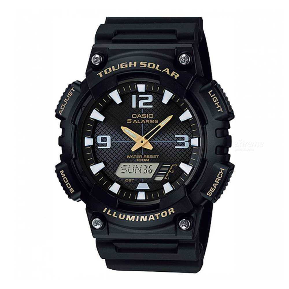 CASIO GENERAL AQ-S810W-1BVDF SOLAR DIGITAL BLACK RESIN UNISEX'S WATCH - H2 Hub Watches