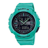 CASIO BABY-G BGA-240-3ADR RUNNING DIGITAL QUARTZ NEON GREEN RESIN WOMEN'S WATCH - H2 Hub Watches