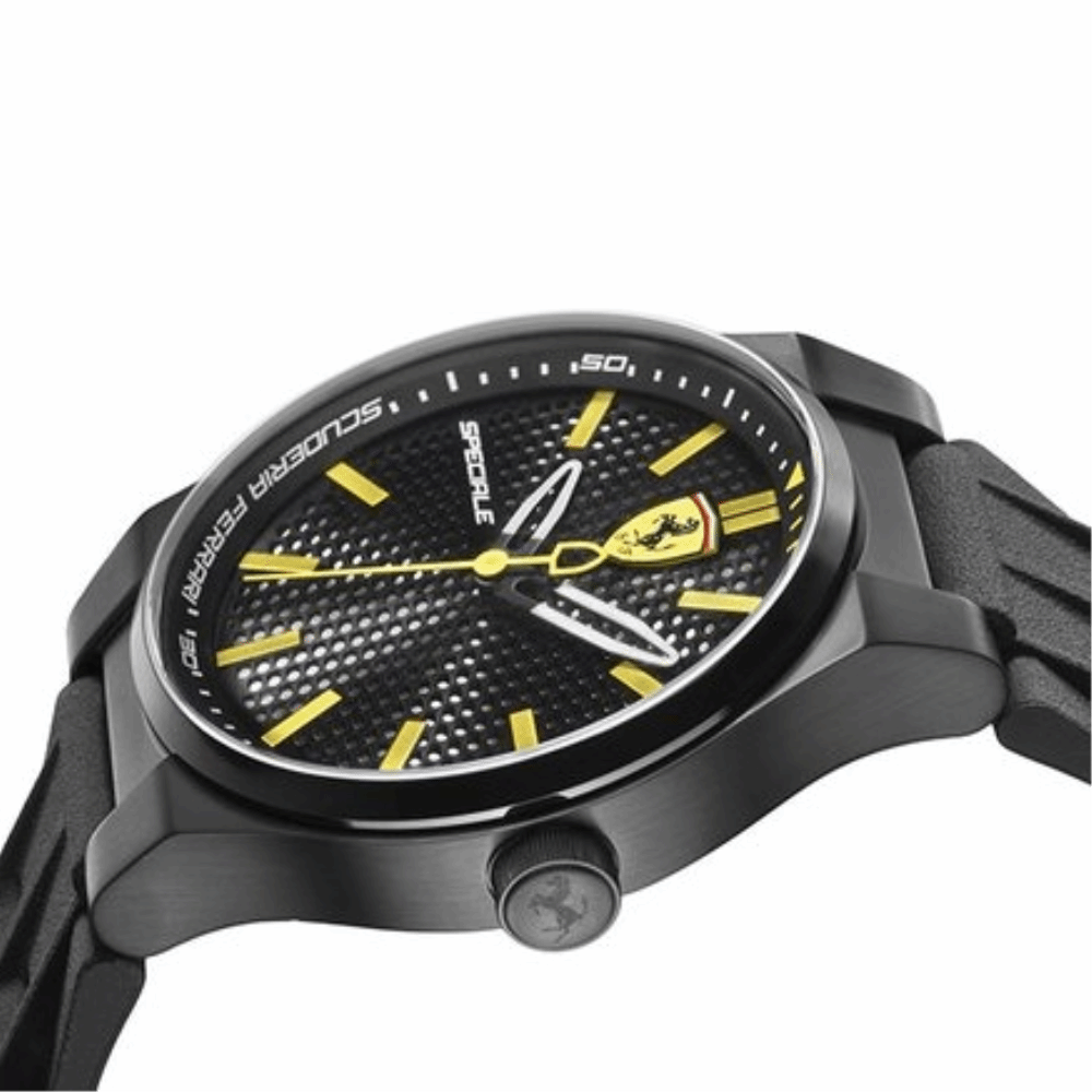 FERRARI SCUDERIA SPECIALE 0830354 SILICONE STRAP MEN'S WATCH - H2 Hub Watches