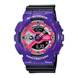 CASIO G-SHOCK GA-110NC-6ADR DIGITAL QUARTZ PURPLE BLACK RESIN MEN'S WATCH - H2 Hub Watches