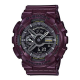CASIO G-SHOCK GMA-S110MC-6ADR DIGITAL QUARTZ BURGUNDY RESIN WOMEN'S WATCH - H2 Hub Watches