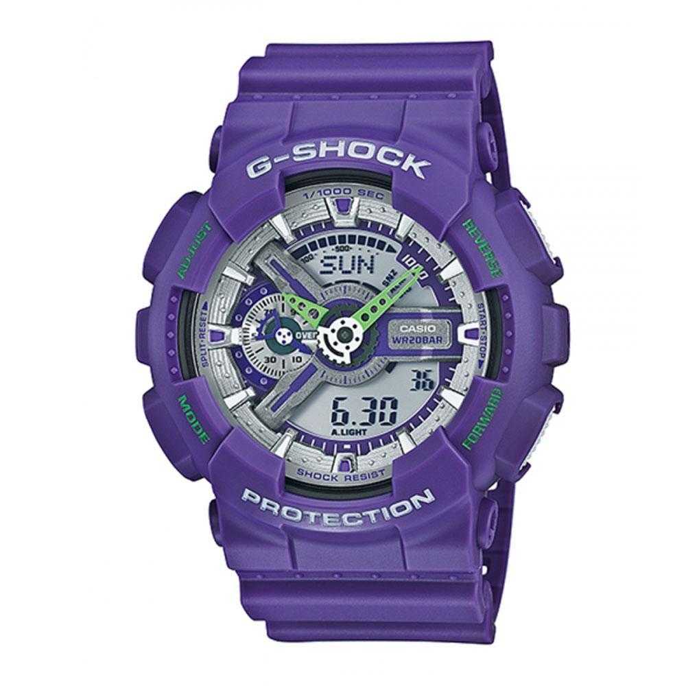 CASIO G-SHOCK GA-110DN-6ADR DIGITAL QUARTZ PURPLE RESIN UNISEX'S WATCH - H2 Hub Watches