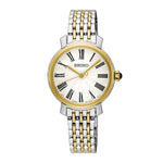 SEIKO GENERAL SRZ496P1 ANALOG STAINLESS STEEL WOMEN'S TWO TONE WATCH - H2 Hub Watches