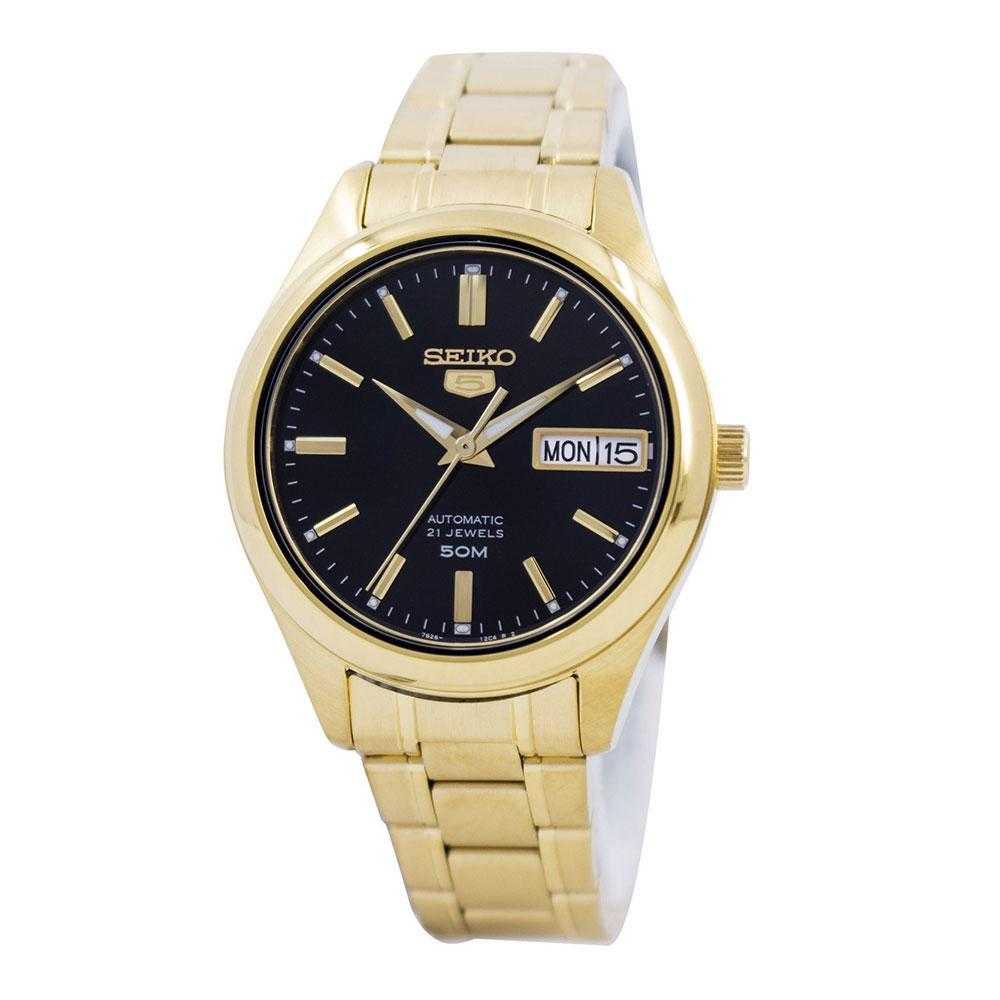 SEIKO 5 SNK874K1 AUTOMATIC STAINLESS STEEL WOMEN'S GOLD WATCH - H2 Hub Watches