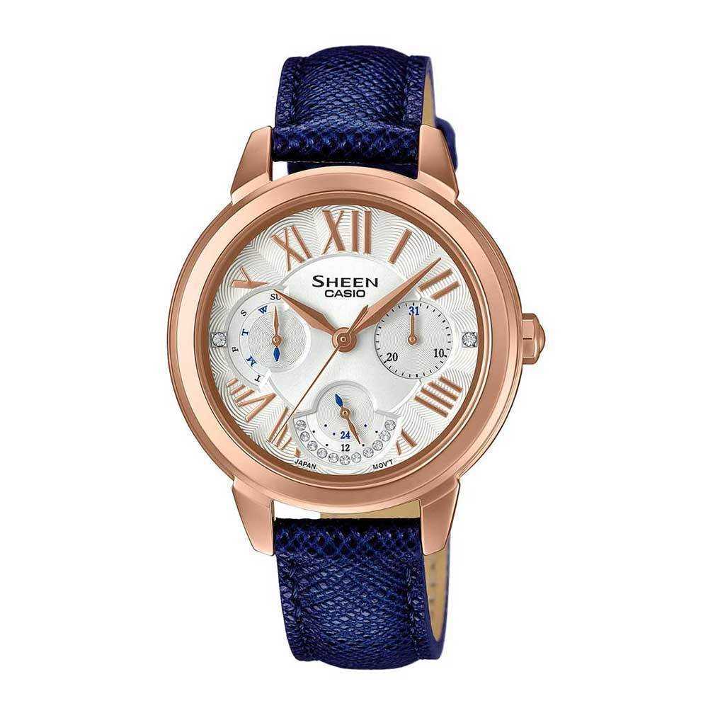 CASIO SHEEN SHE-3059PGL-7BUDR MULTI- HAND WOMEN'S WATCH - H2 Hub Watches