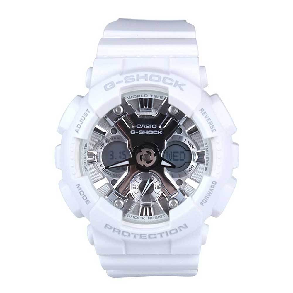 CASIO G-SHOCK GMA-S120MF-7A1CR DIGITAL QUARTZ WHITE RESIN UNISEX'S WATCH - H2 Hub Watches