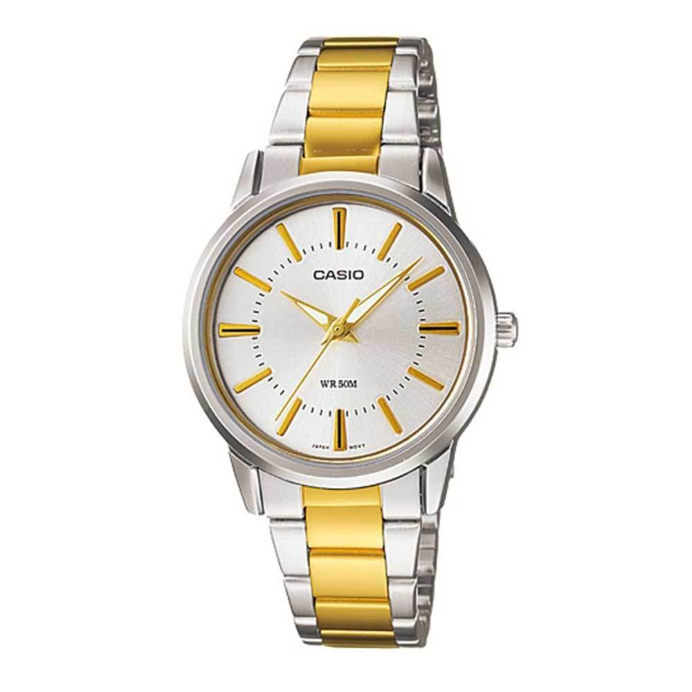 CASIO GENERAL LTP-1303SG-7AVDF QUARTZ TWO TONE STAINLESS STEEL WOMEN'S WATCH - H2 Hub Watches