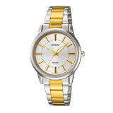 CASIO GENERAL LTP-1303SG-7AVDF QUARTZ TWO TONE STAINLESS STEEL WOMEN'S WATCH - H2 Hub Watches