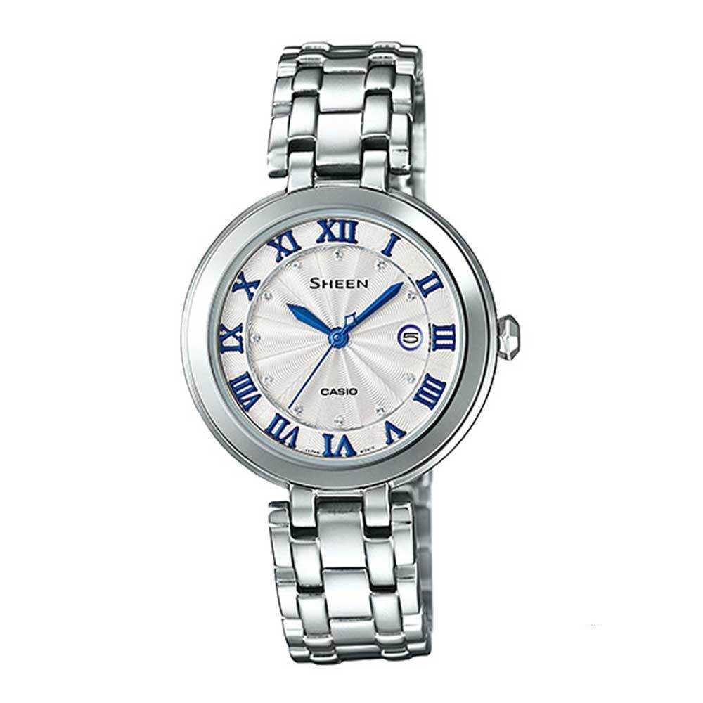 CASIO SHEEN SHE-4033D-7AUDR QUARTZ SILVER STAINLESS STEEL WOMEN'S WATCH - H2 Hub Watches