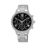 SEIKO GENERAL SRW851P1 CHRONOGRAPH STAINLESS STEEL WOMEN'S SILVER WATCH - H2 Hub Watches