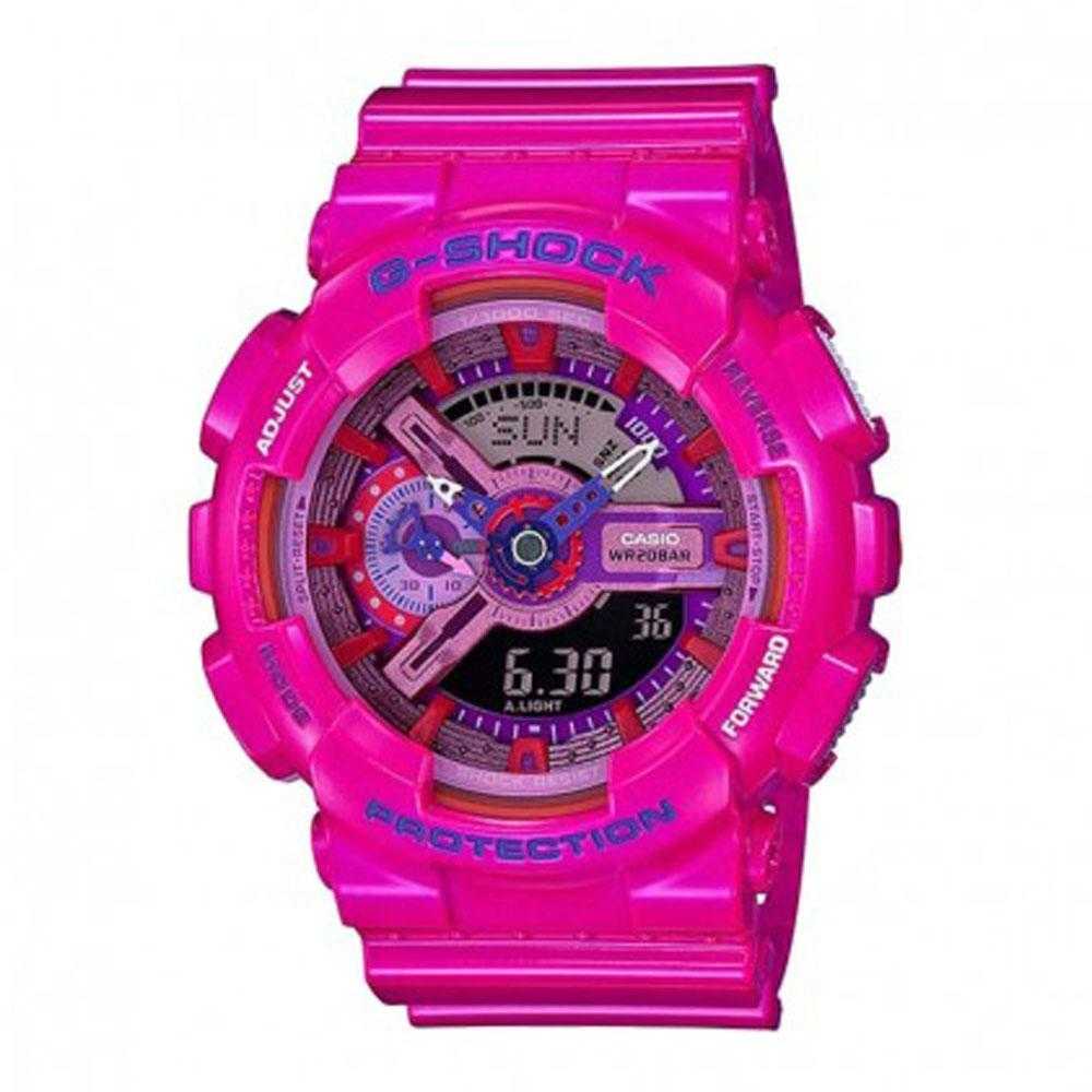 CASIO G-SHOCK GMA-S110MP-4A3ER DIGITAL QUARTZ PINK RESIN WOMEN'S WATCH - H2 Hub Watches