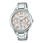 CASIO SHEEN SHE-3058D-7AUDR QUARTZ SILVER STAINLESS STEEL WOMEN'S WATCH - H2 Hub Watches