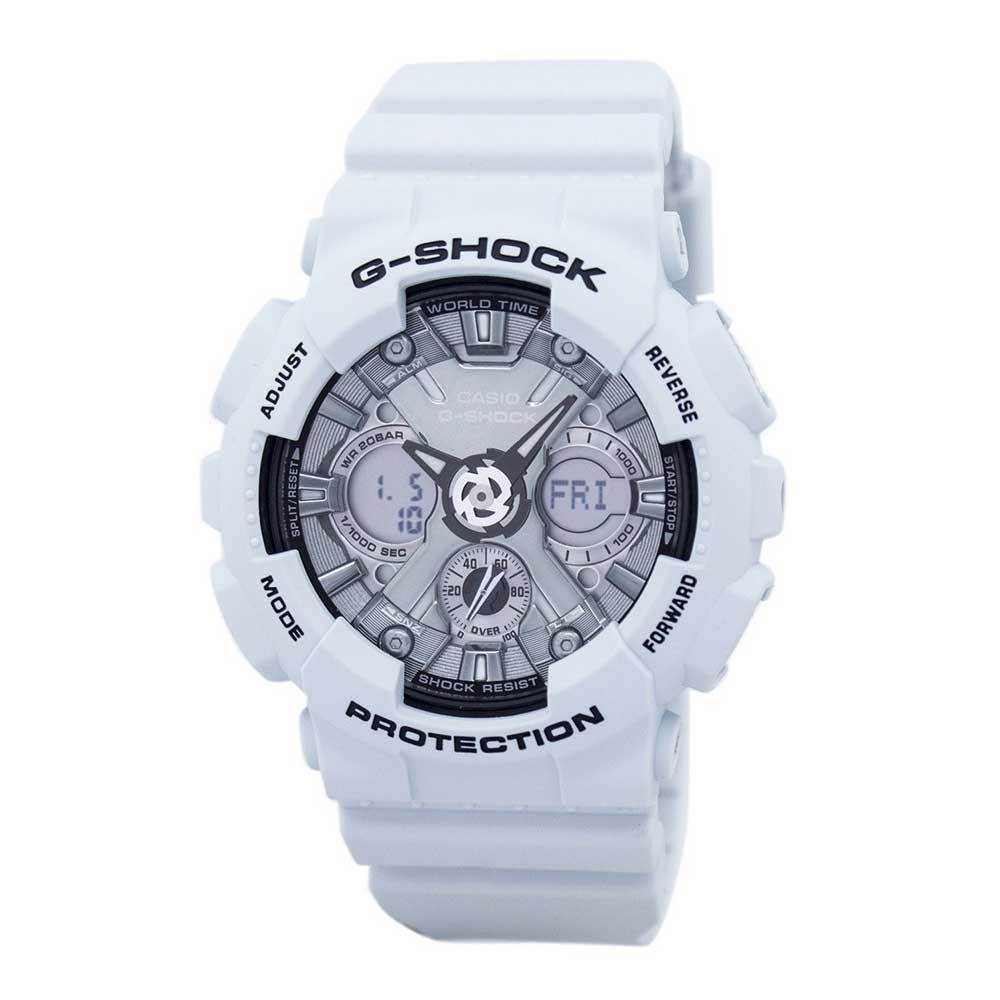 CASIO G-SHOCK GMA-S120MF-2ADR DIGITAL QUARTZ WHITE RESIN UNISEX'S WATCH - H2 Hub Watches