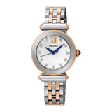 SEIKO GENERAL SRZ400P1 ANALOG STAINLESS STEEL WOMEN'S TWO TONE WATCH - H2 Hub Watches