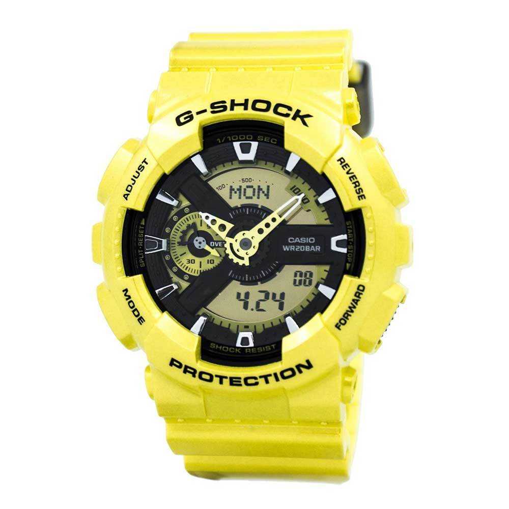 CASIO G-SHOCK GA-110NM-9ADR DIGITAL QUARTZ YELLOW RESIN UNISEX'S WATCH - H2 Hub Watches