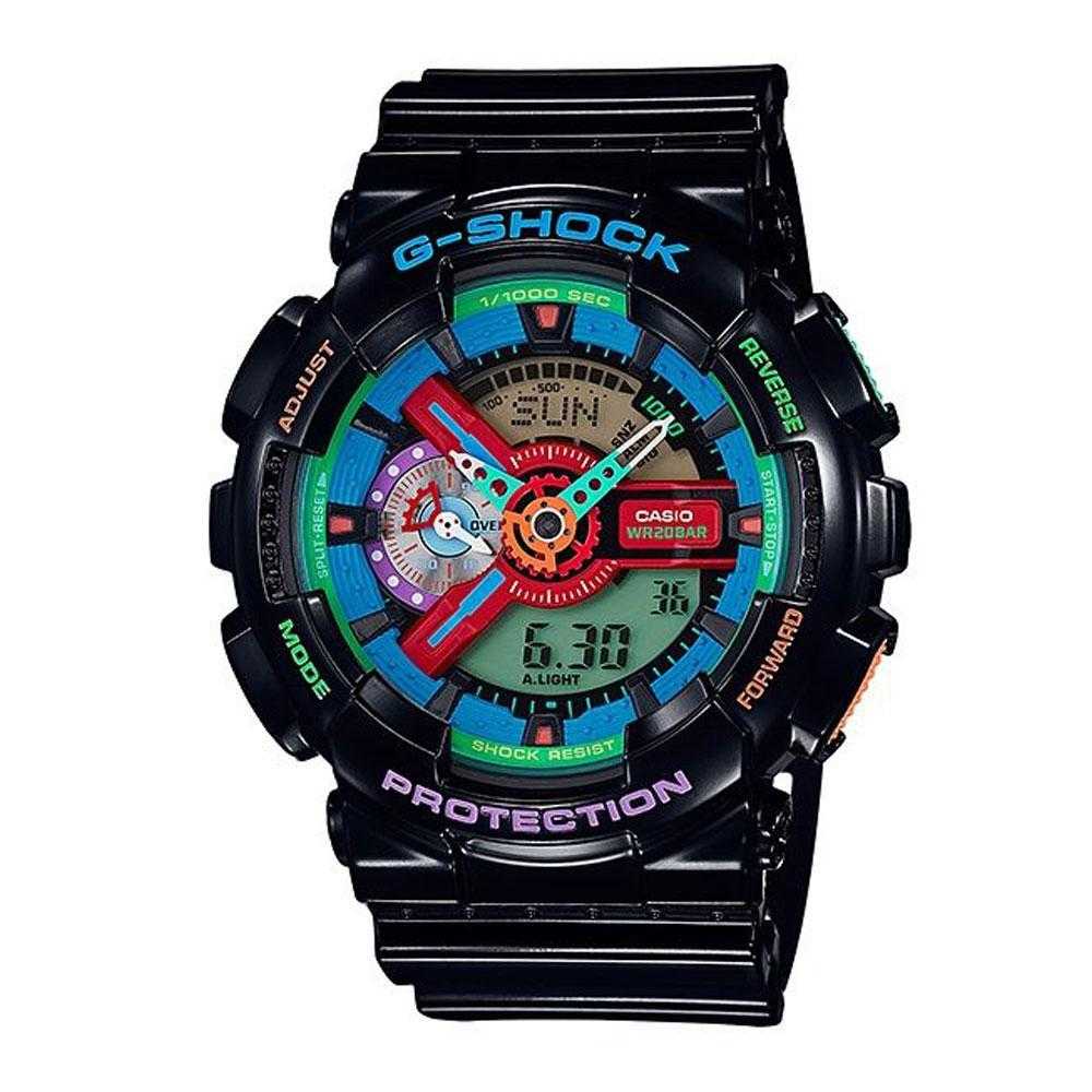 CASIO G-SHOCK GA-110MC-1ADR DIGITAL QUARTZ BLACK RESIN UNISEX'S WATCH - H2 Hub Watches