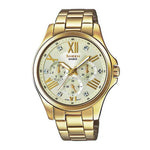 CASIO SHEEN SHE-3806GD-9AUDR QUARTZ GOLD STAINLESS STEEL WOMEN'S WATCH - H2 Hub Watches