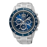 SEIKO GENERAL LORD SPC235P1 CHRONOGRAPH STAINLESS STEEL MEN'S SILVER WATCH - H2 Hub Watches