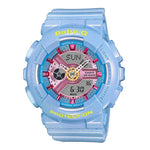 CASIO BABY-G BA-110CA-2ADR DIGITAL QUARTZ BLUE RESIN WOMEN'S WATCH - H2 Hub Watches