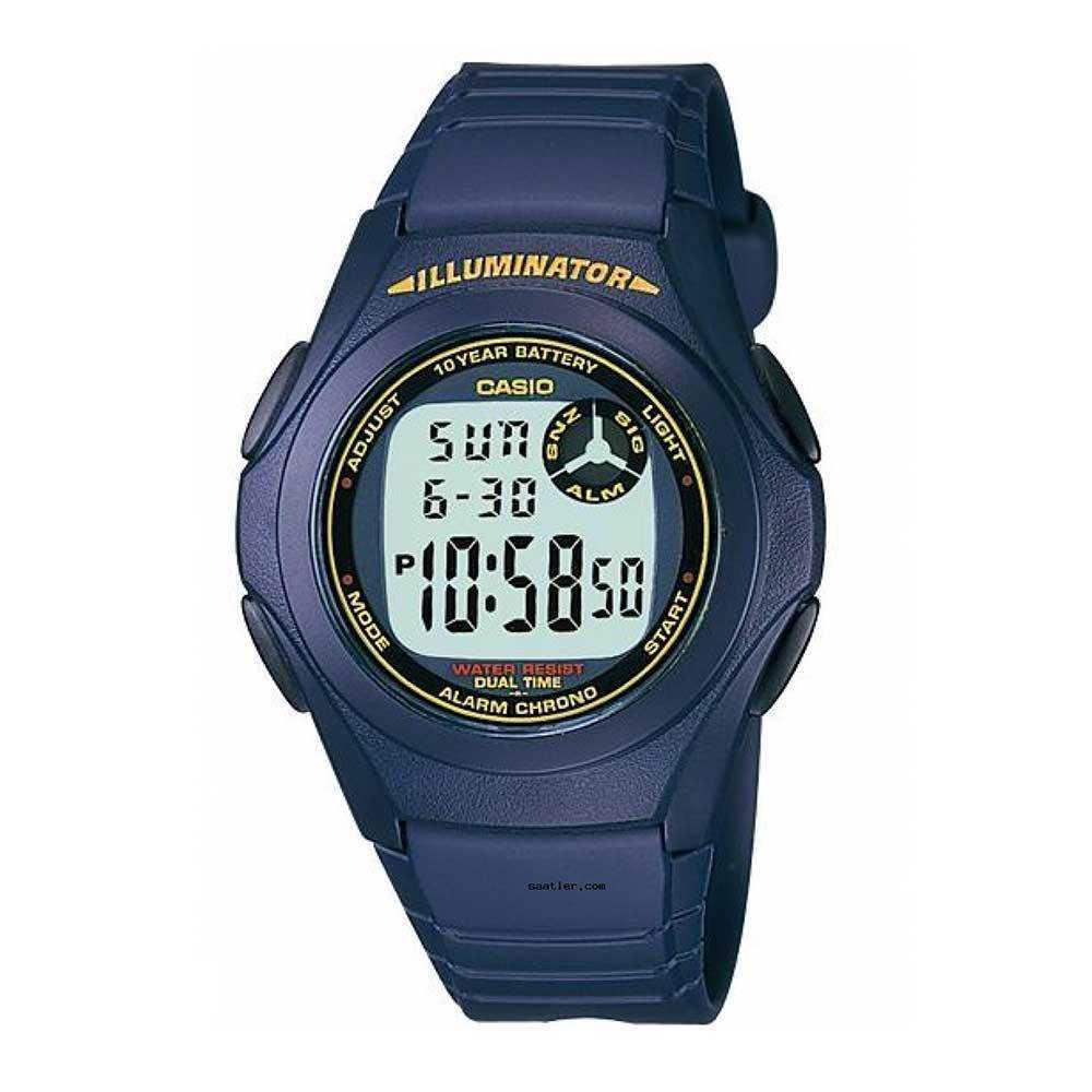 CASIO GENERAL F-200W-2BDF DIGITAL MEN'S WATCH - H2 Hub Watches