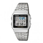 CASIO GENERAL A500WA-1DF DIGITAL QUARTZ SILVER STAINLESS STEEL UNISEX'S WATCH - H2 Hub Watches