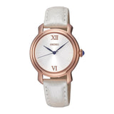 SEIKO GENERAL SRZ394P1 ANALOG WOMEN'S PEARL LEATHER STRAP WATCH - H2 Hub Watches