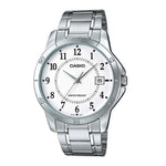 CASIO GENERAL MTP-V004D-7BUDF SILVER STAINLESS STEEL MEN'S WATCH - H2 Hub Watches