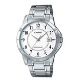 CASIO GENERAL MTP-V004D-7BUDF SILVER STAINLESS STEEL MEN'S WATCH - H2 Hub Watches