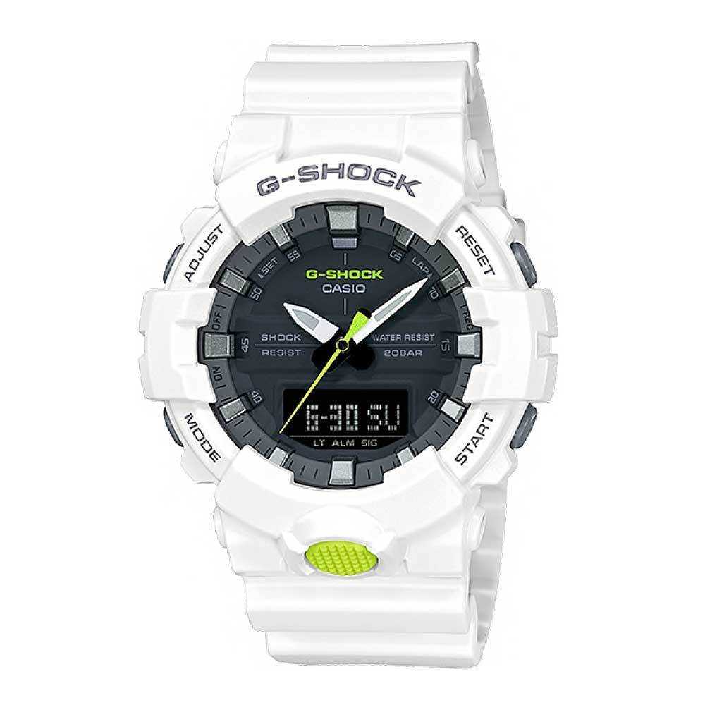 CASIO G-SHOCK GA-800SC-7ADR DIGITAL QUARTZ WHITE RESIN MEN'S WATCH - H2 Hub Watches