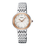 SEIKO GENERAL SRZ502P1 ANALOG STAINLESS STEEL WOMEN'S TWO TONE WATCH - H2 Hub Watches