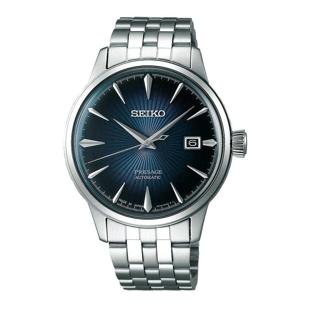 SEIKO PRESAGE SRPB41J1 AUTOMATIC STAINLESS STEEL MEN'S SILVER WATCH - H2 Hub Watches