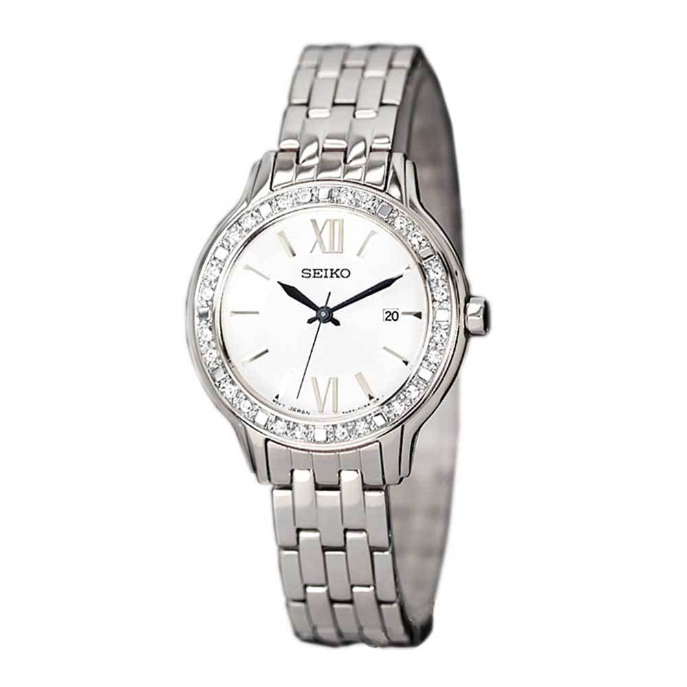 SEIKO GENERAL SXDG71P1 QUARTZ STAINLESS STEEL WOMEN'S SILVER WATCH - H2 Hub Watches
