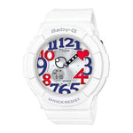 CASIO BABY-G BGA-130TR-7BDR DIGITAL QUARTZ WHITE RESIN WOMEN'S WATCH - H2 Hub Watches