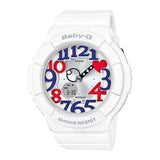 CASIO BABY-G BGA-130TR-7BDR DIGITAL QUARTZ WHITE RESIN WOMEN'S WATCH - H2 Hub Watches